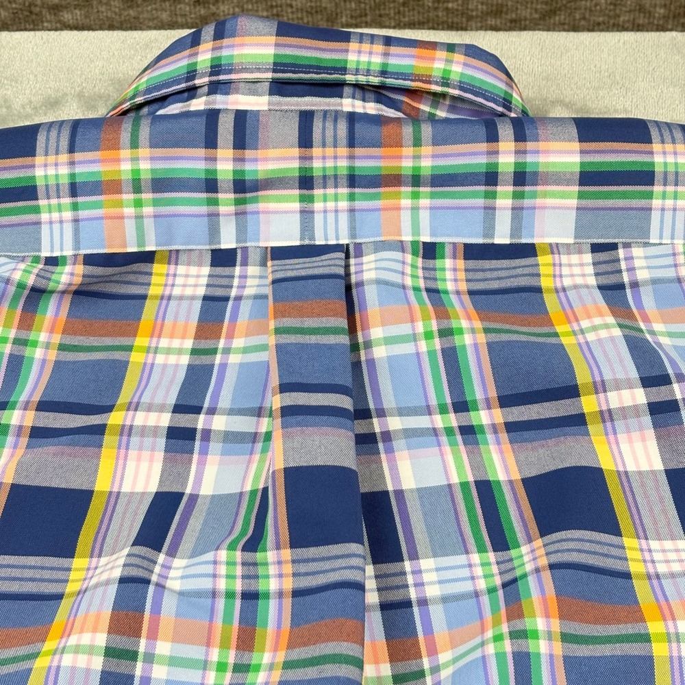 Polo Ralph Lauren Classic Fit Performance Plaid Button Down Shirt Men XLTG - Picture 7 of 13